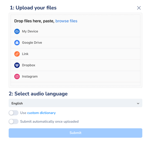 Easy voice user interface to create own audio files with text to speech.